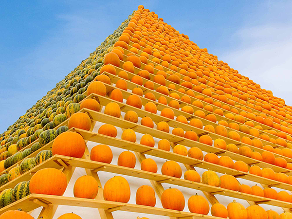 Kürbis Pyramide