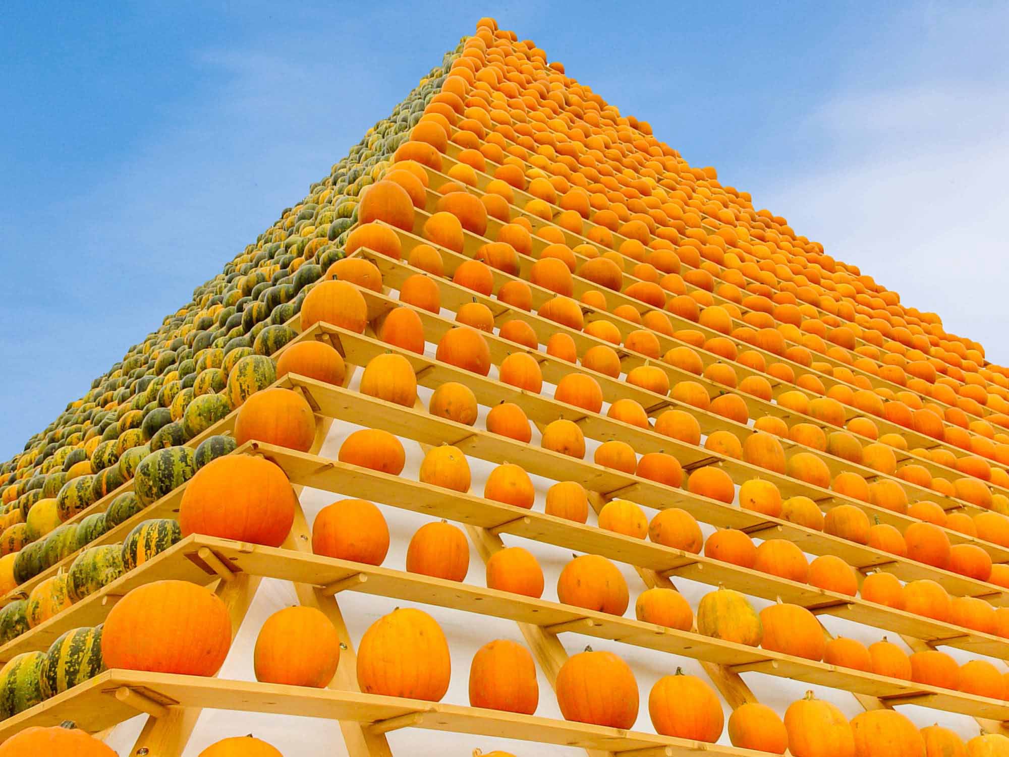 Kürbis Pyramide