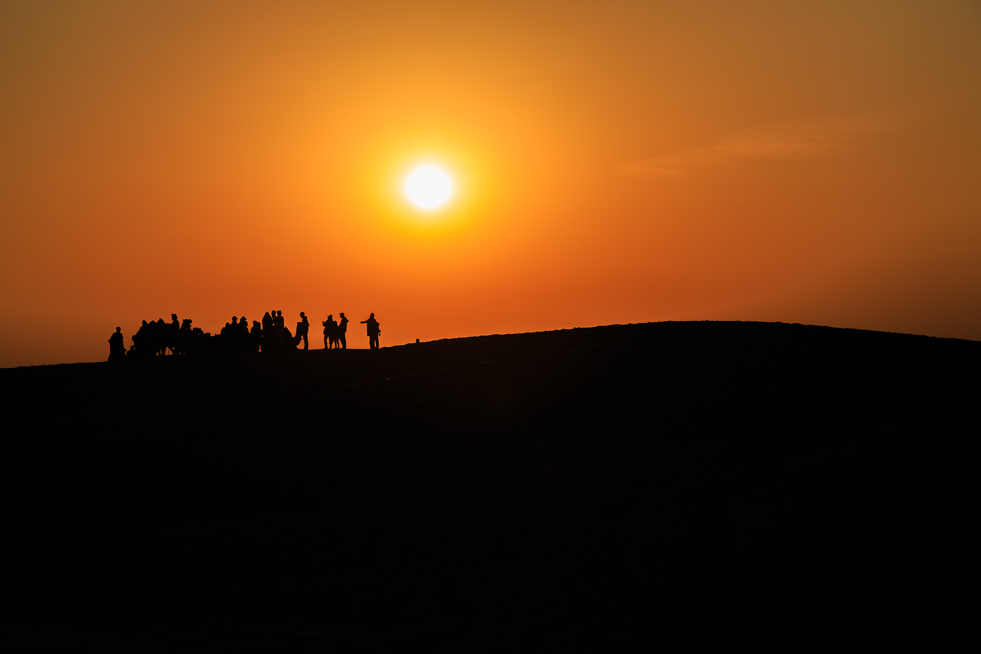 Sam Sand Dunes, Thar Desert, Rajasthan, Indien